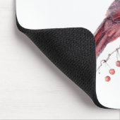 Rode kardinaal Bird Muismat (Hoek)