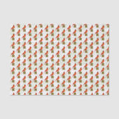 Rode kardinaal Bird Tissuepapier (Voorkant)