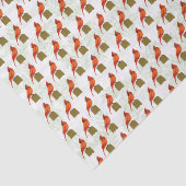 Rode kardinaal Bird Tissuepapier (Detail)