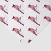 Rode kardinaal Bird Tissuepapier (Detail)