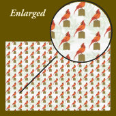 Rode kardinaal Bird Tissuepapier