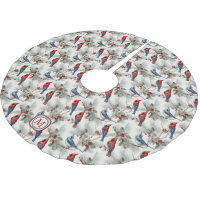 Rode Kardinaal Blauwe Jay Monogram