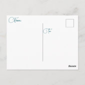 "RODE KARDINAAL" BRIEFKAART (Achterkant)