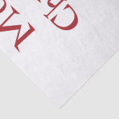 Rode Kardinaal Chickadee Vogel Winter Kerstmis Tissuepapier (Detail)