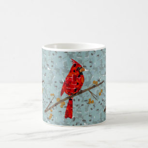 Rode Kardinaal, de vogel van Kerstmis Koffiemok