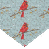 Rode Kardinaal, de vogel van Kerstmis Tafelkleed (Gekanteld)