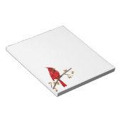 Rode Kardinaal, de vogel voor Kerstmis Notitieblok (Schuin)