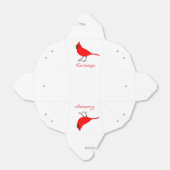 Rode kardinaal Dvogel Thunder_Cove Bedankdoosjes (Uitgevouwen)