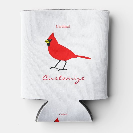 Rode kardinaal Dvogel Thunder_Cove Blikjeskoeler (Voorkant)