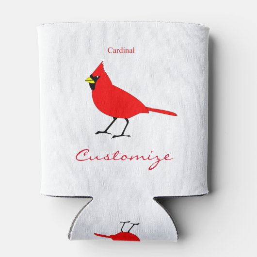 Rode kardinaal Dvogel Thunder_Cove Blikjeskoeler (Achterkant)