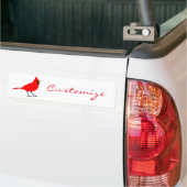 Rode kardinaal Dvogel Thunder_Cove Bumpersticker (Op Truck)