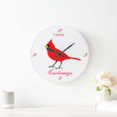 Rode kardinaal Dvogel Thunder_Cove Grote Klok (Huis)