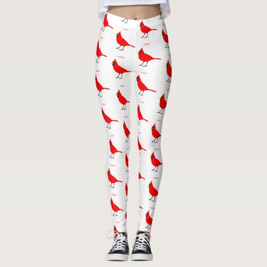 Rode kardinaal Dvogel Thunder_Cove Leggings (Voorkant)