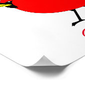 Rode kardinaal Dvogel Thunder_Cove Poster (Hoek)