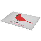 Rode kardinaal Dvogel Thunder_Cove Snijplank (Hoek)