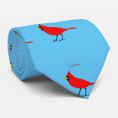 Rode kardinaal Dvogel Thunder_Cove Stropdas (Opgerold)