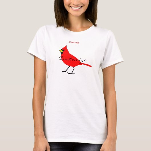 Rode kardinaal Dvogel Thunder_Cove T-shirt (Voorkant)