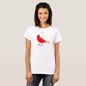 Rode kardinaal Dvogel Thunder_Cove T-shirt (Voorkant volledig)