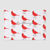 Rode kardinaal Dvogel Thunder_Cove Tissuepapier (Voorkant)