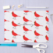 Rode kardinaal Dvogel Thunder_Cove Tissuepapier (Craft)