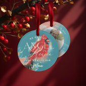 Rode Kardinaal Engel in de Hemel Moeder Memorial F Ornament