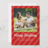 Rode Kardinaal Foto Kerstkaart (Voorkant)