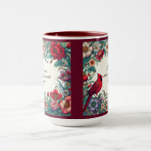 Rode Kardinaal Geschenken Sympathie Herinnering Ge Mok (Midden)