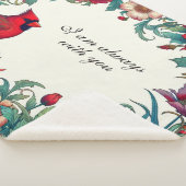 Rode Kardinaal Geschenken Sympathie Keepsake Memor Sherpa Deken (3/4)