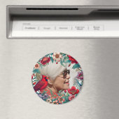 Rode Kardinaal Herinneringssouvenir FOTO Magneet (Insitu (Vaatwasser))