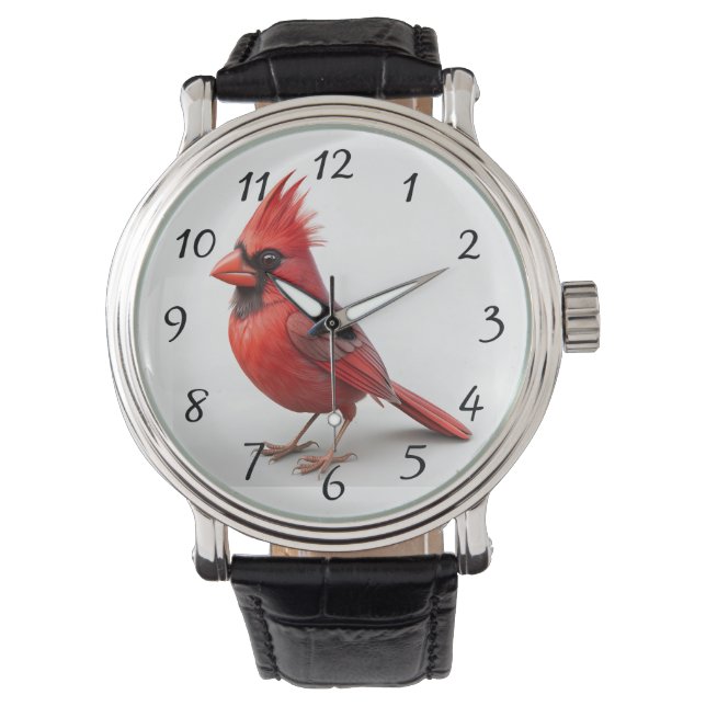 Rode kardinaal horloge (Voorkant)