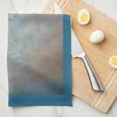 Rode kardinaal in de Natuur van de winter: Kerstmi Theedoek (Quarter Fold)