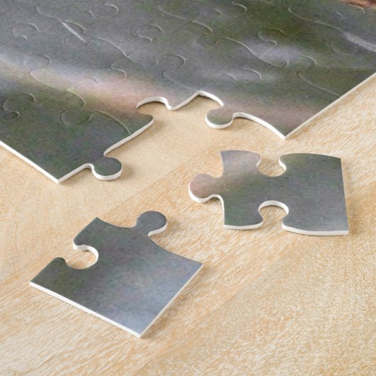 Rode kardinaal in de sneeuw legpuzzel (Zijkant)