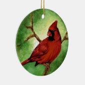 Rode kardinaal keramisch ornament (Rechts)