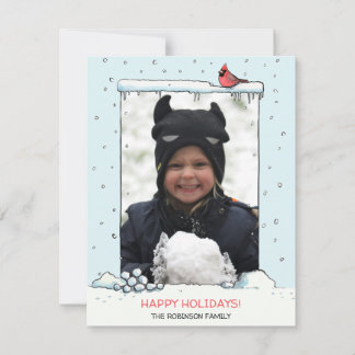 Rode Kardinaal kerstkaart, Kardinaal kerstkaart