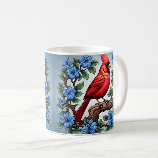 "RODE KARDINAAL" KOFFIEMOK (Voorkant rechts)