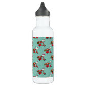 Rode Kardinaal Liefhebbers op Scooter Waterfles (Rechts)