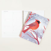 Rode Kardinaal | Mooie Aquarel Schilderij Planner (Display)