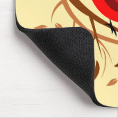 Rode kardinaal muismat (Hoek)