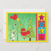 rode kardinaal Noel Holiday Kaart (Voorkant)