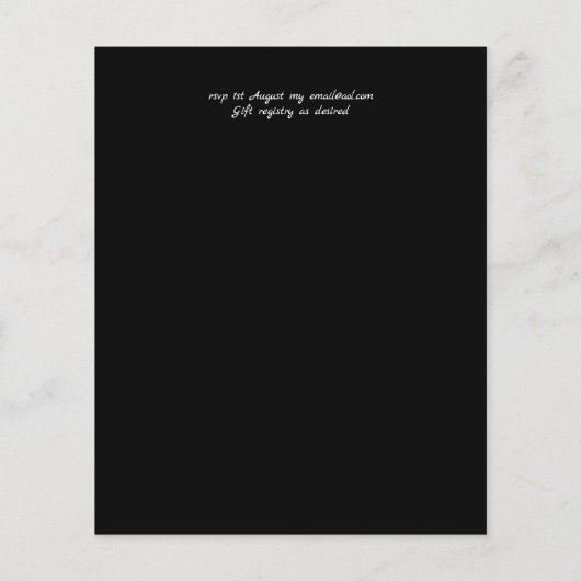 Rode Kardinaal Oneindige Liefde Trouwkaart (Achterkant)