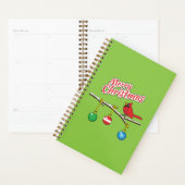 Rode kardinaal op de afdeling van de kerstbal - Me Planner (Display)