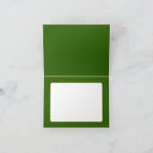 Rode kardinaal op de Bijentrekken Notecard Bedankkaart (Binnen)