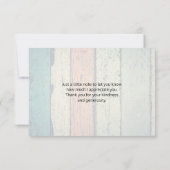 Rode kardinaal op Wooden Stump Dank je Bedankkaart (Achterkant)