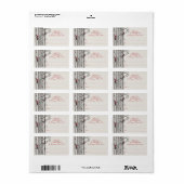 Rode Kardinaal Prettig Kerstfeest Aan Van Sticker (Full Sheet)