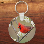 Rode kardinaal sleutelhanger (Voorkant)