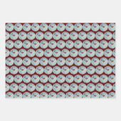 Rode Kardinaal Sneeuw Winter Kunst Wrap Craft Pape Inpakpapier Vel (Voorkant 3)