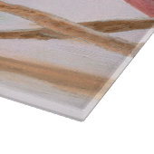 Rode kardinaal snijplank (Hoek)