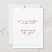 Rode Kardinaal van Ons Huis naar het Uwe Kaart (Achterkant)