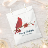 Rode Kardinaal Verjaardag Kerstmis Bedankzakje (Geknipt)