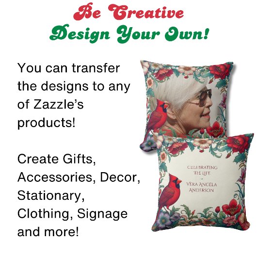 Rode Kardinaal Viering van het Leven Funeral Memor